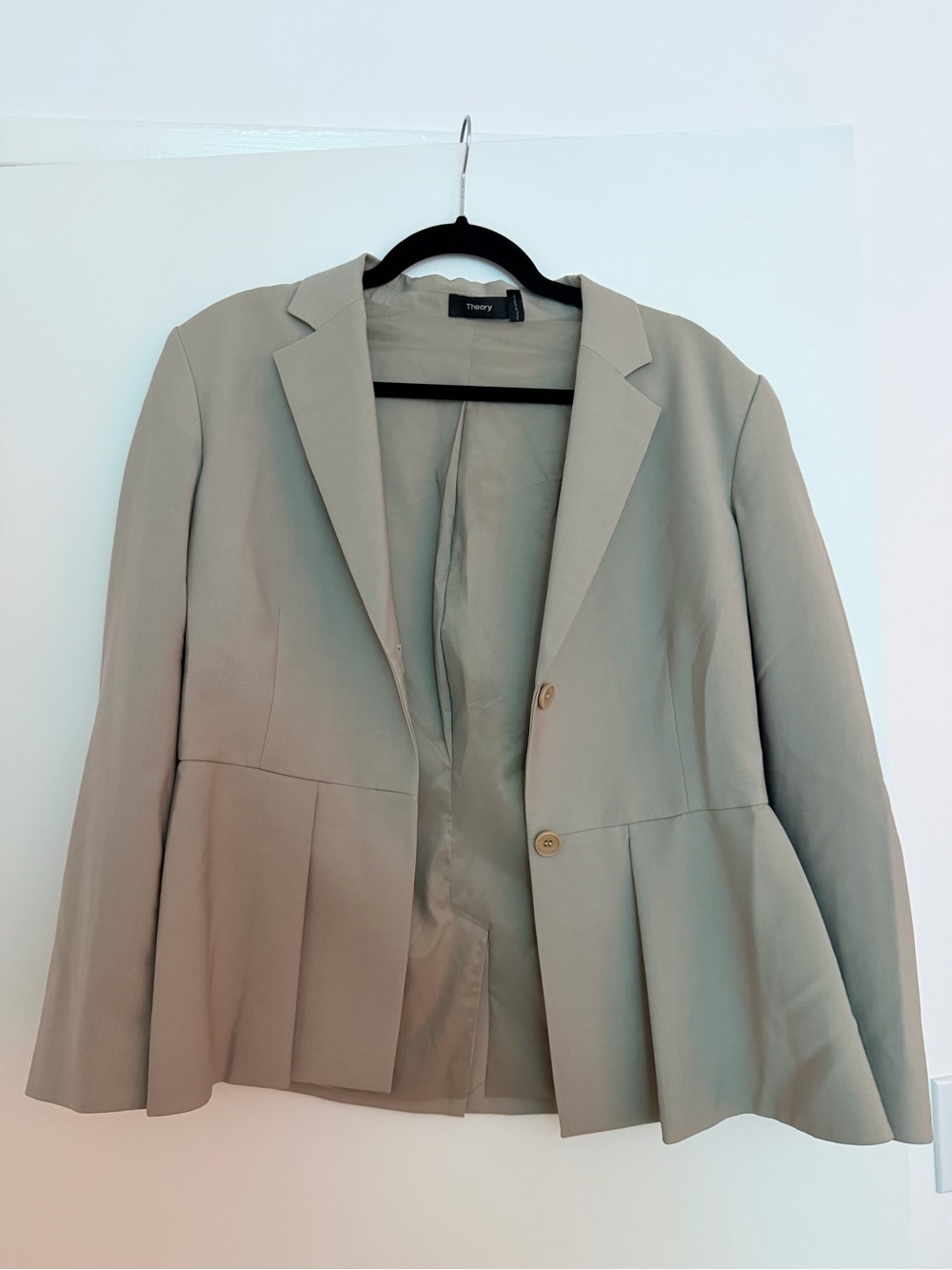 Theory Lightweight Grey Blazer